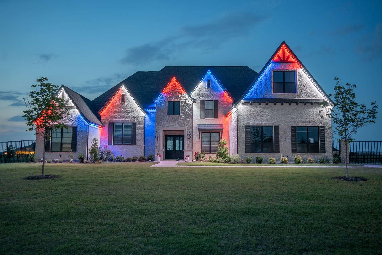 The same home re-lit: Game Day